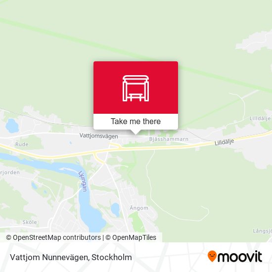 Vattjom Nunnevägen map