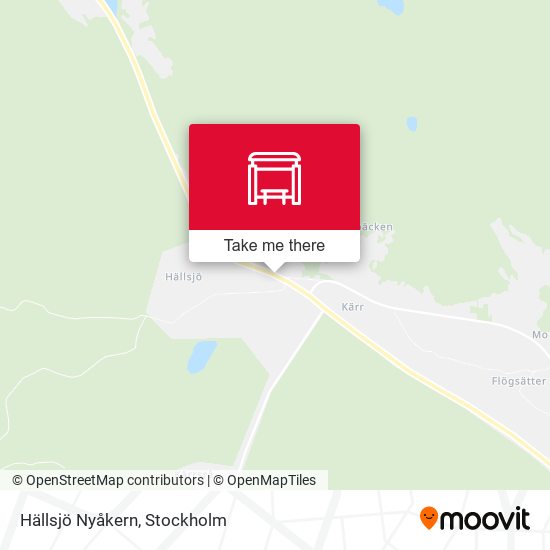Hällsjö Nyåkern map
