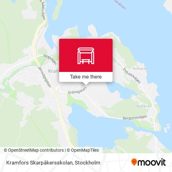 Kramfors Skarpåkersskolan map