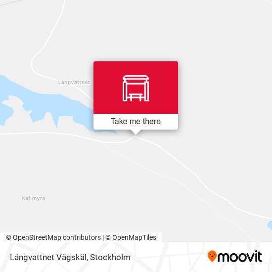 Långvattnet Vägskäl map