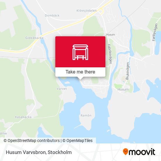 Husum Varvsbron map