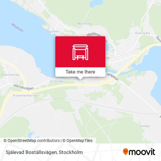 Själevad Boställsvägen map