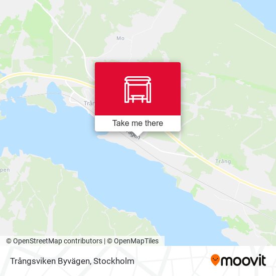 Trångsviken Byvägen map