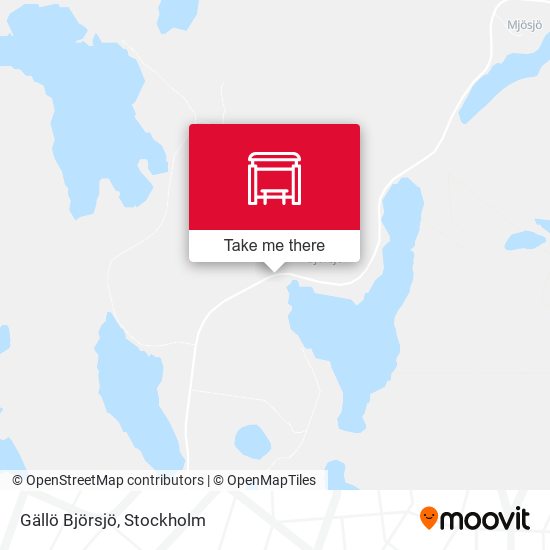 Gällö Björsjö map