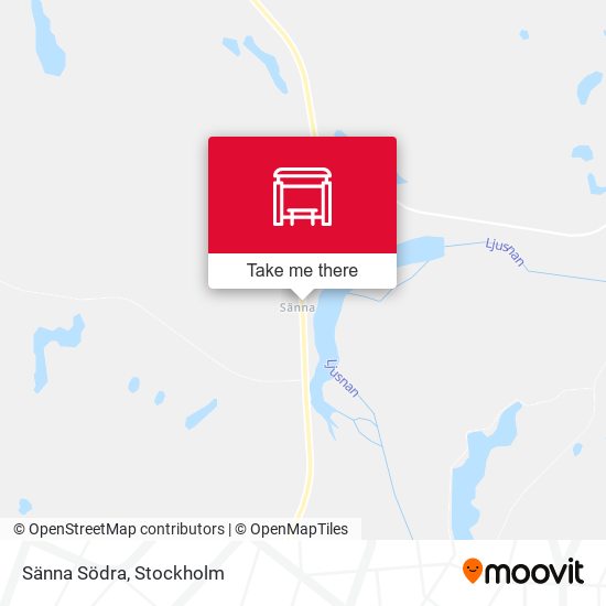 Sänna Södra map