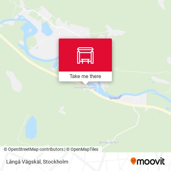 Långå Vägskäl map