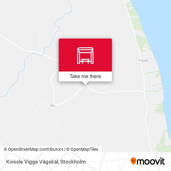 Kvissle Vigge Vägskäl map