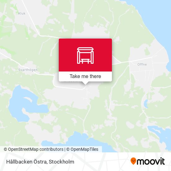 Hållbacken Östra map