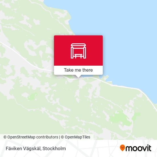 Fäviken Vägskäl map