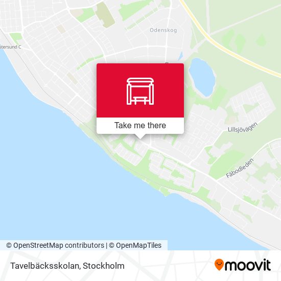 Tavelbäcksskolan map