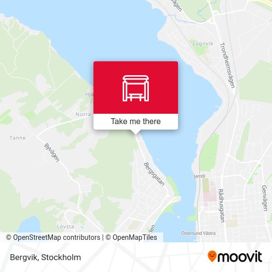 Bergvik map