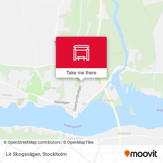 Lit Skogsvägen map