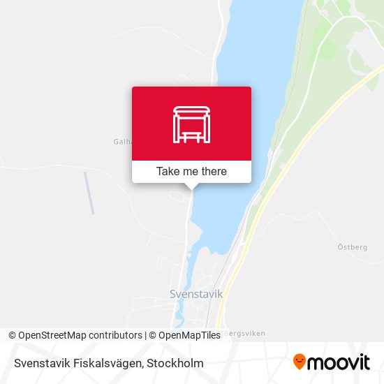 Svenstavik Fiskalsvägen map