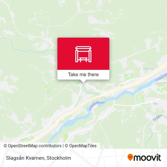 Slagsån Kvarnen map