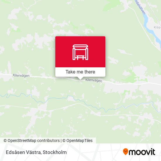 Edsåsen Västra map