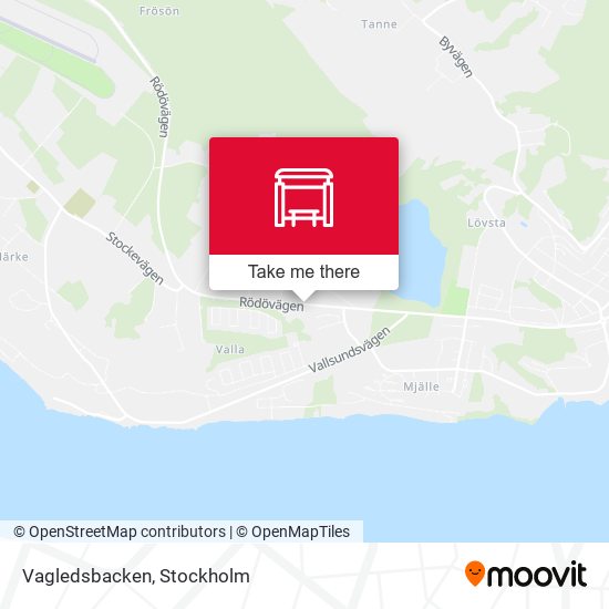 Vagledsbacken map