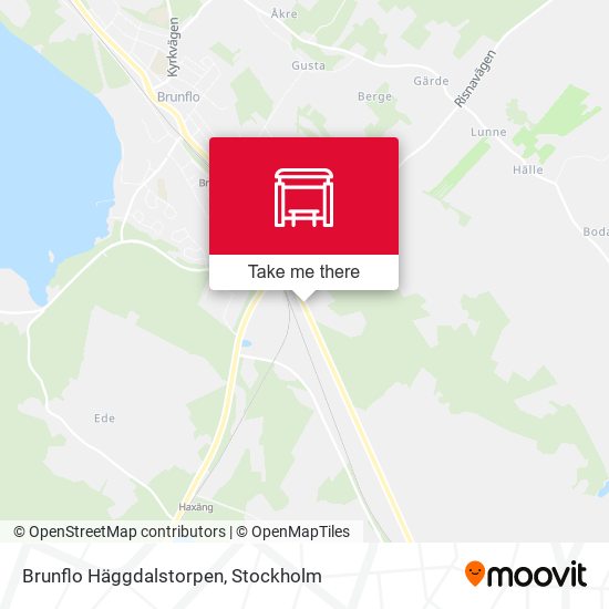 Brunflo Häggdalstorpen map
