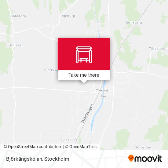Björkängskolan map