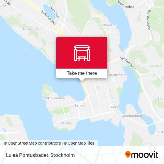 Luleå Pontusbadet map