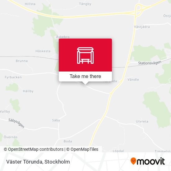 Väster Törunda map