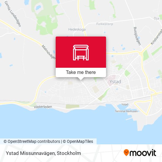 Ystad Missunnavägen map