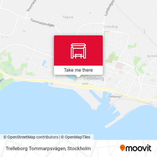 Trelleborg Tommarpsvägen map