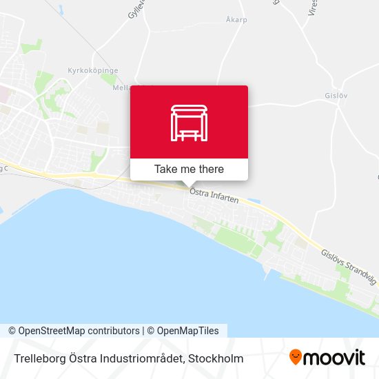 Trelleborg Östra Industriområdet map