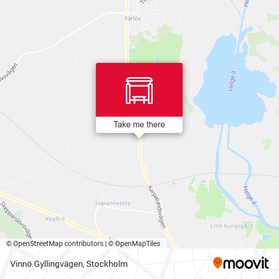 Vinnö Gyllingvägen map