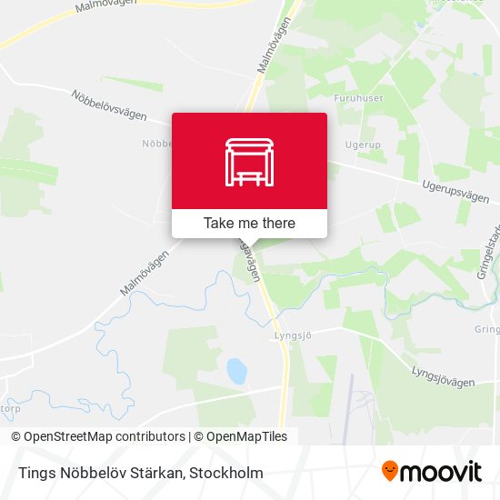 Tings Nöbbelöv Stärkan map