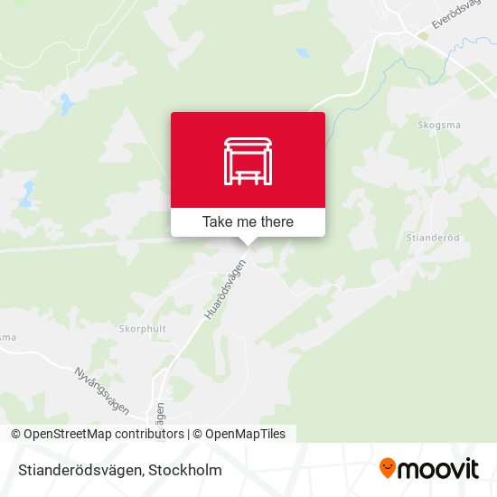 Stianderödsvägen map
