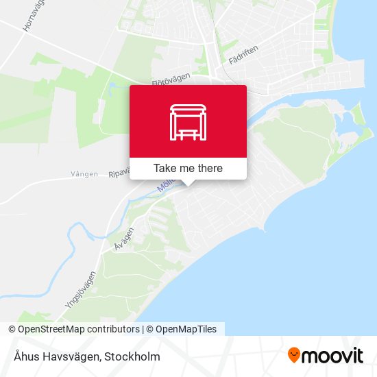 Åhus Havsvägen map