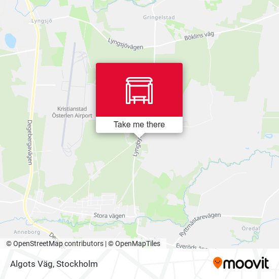 Algots Väg map