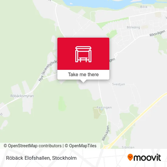 Röbäck Elofshallen map