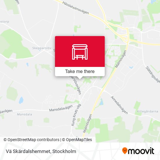 Vä Skärdalshemmet map