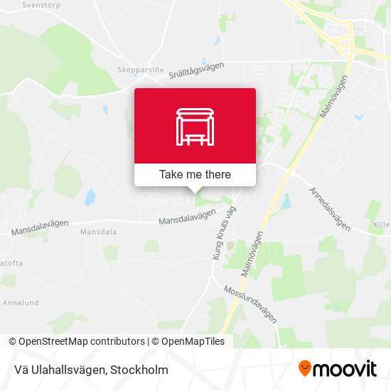 Vä Ulahallsvägen map
