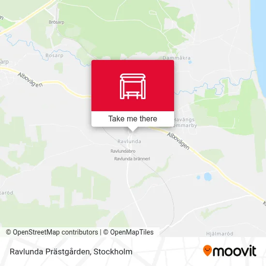 Ravlunda Prästgården map