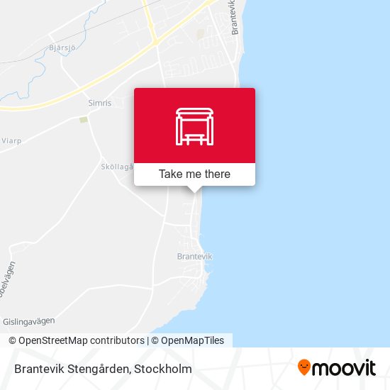 Brantevik Stengården map