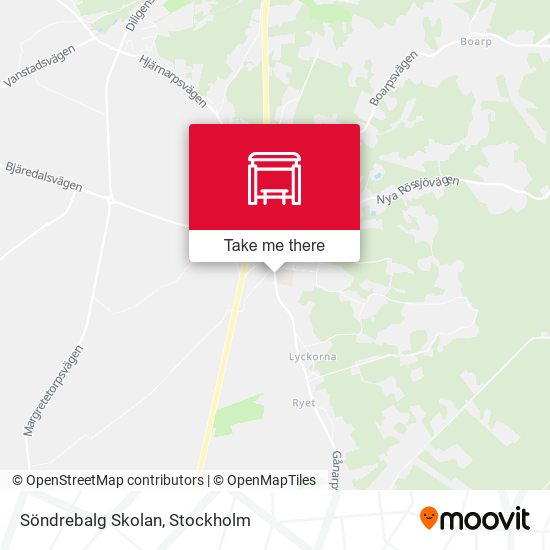 Söndrebalg Skolan map