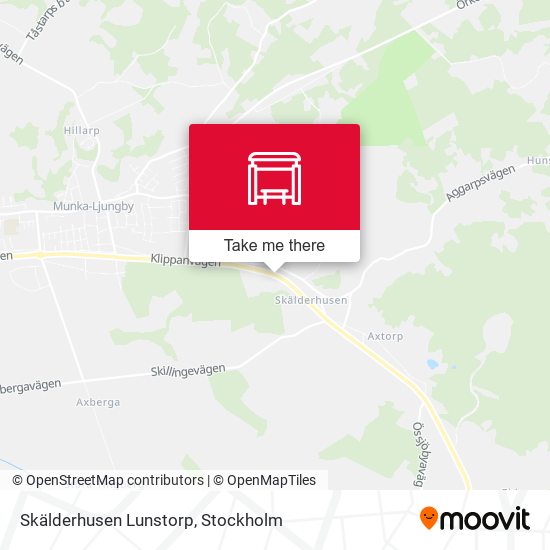 Skälderhusen Lunstorp map