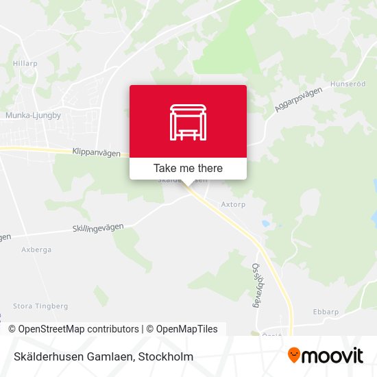 Skälderhusen Gamlaen map