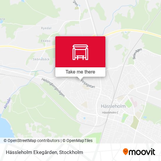Hässleholm Ekegården map