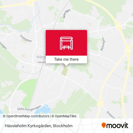 Hässleholm Kyrkogården map