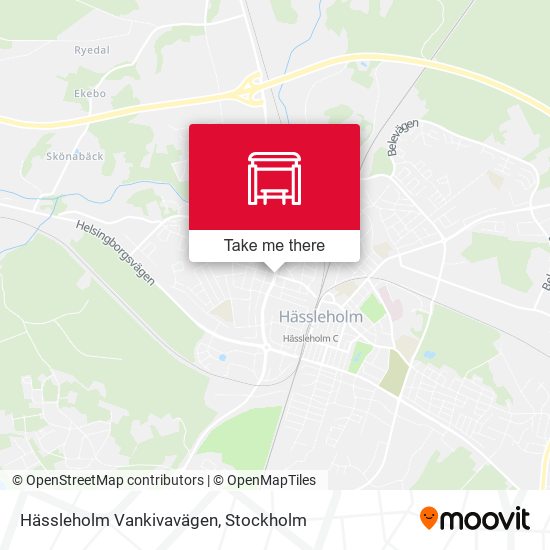 Hässleholm Vankivavägen map