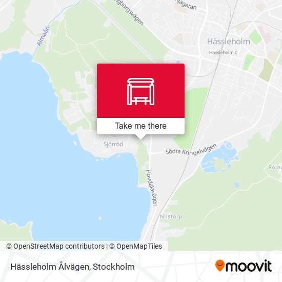 Hässleholm Ålvägen map