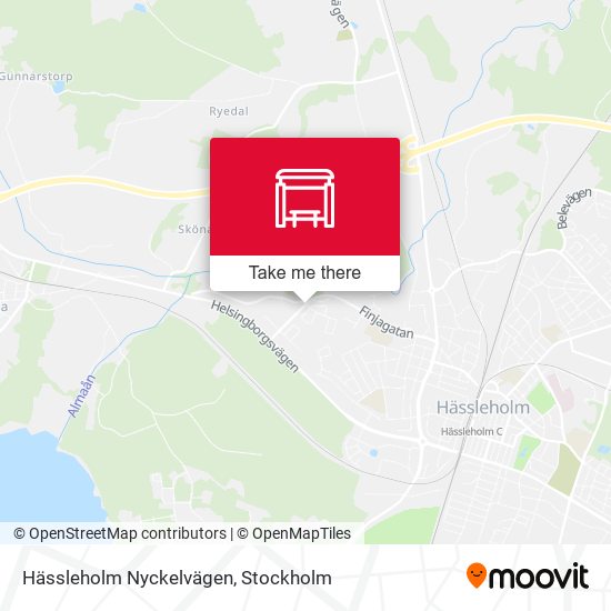 Hässleholm Nyckelvägen map