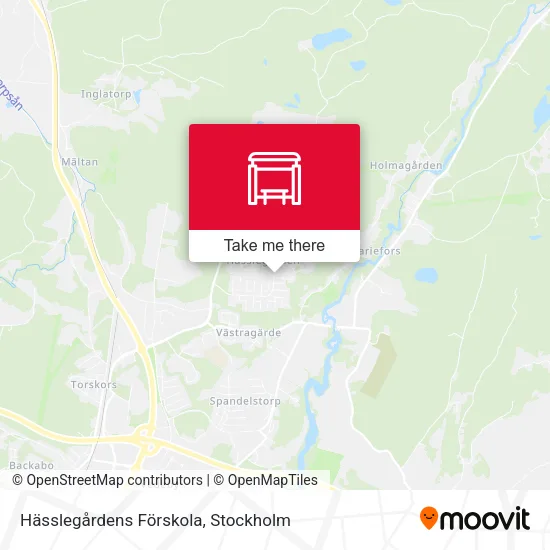 Hässlegårdens Förskola map