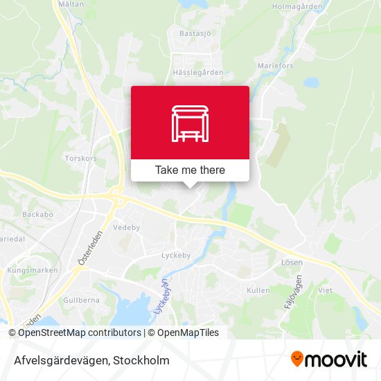 Afvelsgärdevägen map