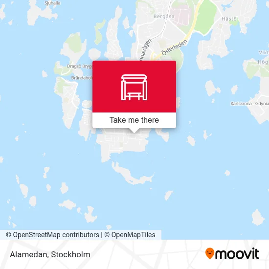 Alamedan map