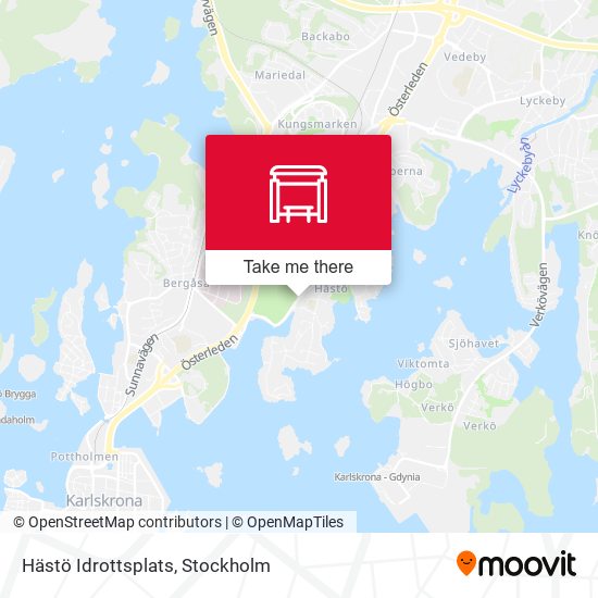 Hästö Idrottsplats map