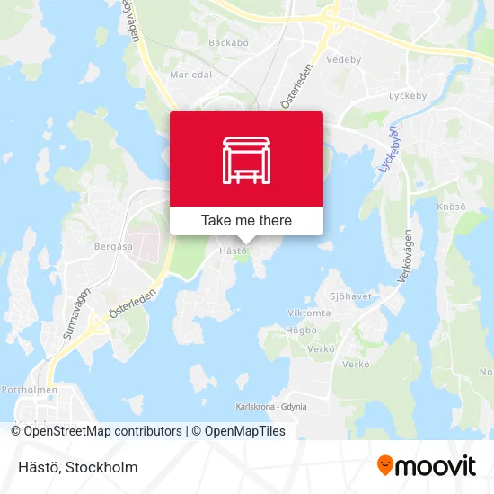 Hästö map